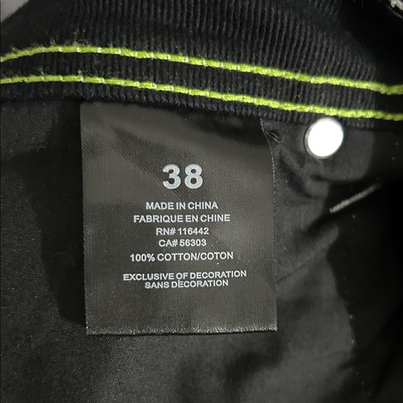 Empyre Black Jeans with White Stitching - Picture 4 of 4